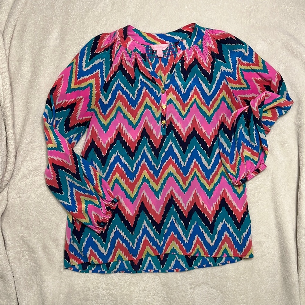 Multicolored Lilly Pulitzer top